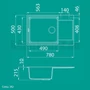 Imagine 1/2 - Elleci Easy 310 gránit mosogató G62 Bianco Antico 760x480mm