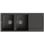 Imagine 1/3 - Elleci Easy 500 gránit mosogató G40 Full Black 1140x480mm