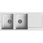 Imagine 1/3 - Elleci Easy 500 gránit mosogató G68 Bianco Titano 1140x480mm