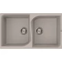 Imagine 1/3 - Elleci Ego 450 gránit mosogató M79 Aluminium 840x485mm