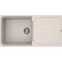 Imagine 1/3 - Elleci Ego 480 gránit mosogató G68 Bianco Titano 980x485mm