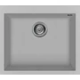 Kép 1/3 - Elleci Quadra 105 gránit mosogató M79 Aluminium 550x480mm