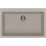Imagine 1/3 - Elleci Quadra 130 gránit mosogató G43 Tortora 770x480mm