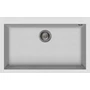 Imagine 1/3 - Elleci Quadra 130 gránit mosogató G68 Bianco Titano 770x480mm