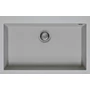 Imagine 1/3 - Elleci Quadra 130 gránit mosogató M79 Aluminium 770x480mm