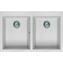 Imagine 1/3 - Elleci Quadra 350 gránit mosogató G68 Bianco Titano 760x480mm