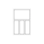 Imagine 2/2 - Suport pentru tacâmuri SKY 500/45 (372x474 mm) antracit