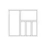 Kép 2/2 - Evőeszköztartó SKY ANTARO 500/60 (516x474mm) fehér