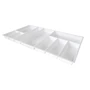 Imagine 1/2 - Suport pentru tacâmuri SKY ANTARO 500/90 (816x474 mm) alb