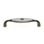Imagine 1/2 - Fogantyú 1898-106 ZN31A78 96mm Antikolt Bronz-Beige Fém-Műanyag
