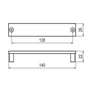 Kép 2/2 - Fogantyú 1987-140 ZN29 128mm Antikolt Ezüst Fém-1