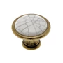Kép 1/2 - Fogantyú RF 1700-29 Antikolt Bronz-Tört Porcelán Fém-Porcelán