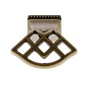 Kép 1/2 - Fogantyú RF 515-000 40x46 Antikolt Bronz Fém