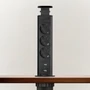 Imagine 1/4 - Konnektor Munkalapba süllyeszthető 3-as 1,5m+USB Matt Fekete