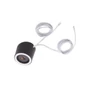 Imagine 1/4 - LED VILÁGÍTÁS UNIKA 4.5W 2700-4000K 24V DC D=75mm DUPLA USB PORTTAL (MAX. 24.5W) FEKETE
