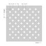 Kép 2/2 - Laccato-Hdf Fiore perforációval Krono 101 Fehér 1400x510x3mm-1