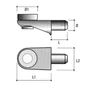 Imagine 3/3 - Üvegpolctartó MV01 átm: 5x29mm Nikkelezett-2