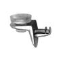 Kép 1/3 - Üvegpolctartó MV03 átm.:5x22mm Nikkelezett