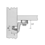 Kép 3/3 - Üvegpolctartó MV03 átm.:5x22mm Nikkelezett-2