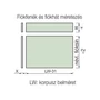 Kép 2/2 - Fiókcsúszó FDS-FF 86mm magas Fém fiókoldal 86x500mm fehér-1