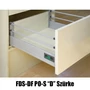 Imagine 1/2 - Fiókcsúszó FDS-DF PO-S D Duplafalú Push Open 400 mm 40kg Szürke