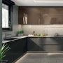 Kép 2/3 - Konfekcionált PVC bútorajtó lap TM0115 Topmatt Antracit-1