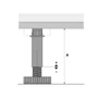 Imagine 2/3 - Szekrényláb HETTICH 70153 Korrekt láb 180mm fekete-2