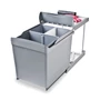 Kép 1/3 - Hulladékgyűjtő 538 Szürke 2x21L