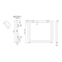 Imagine 2/3 - Asztalláb MILADESIGN Mobi-Q MQ5507-Z Fekete-1