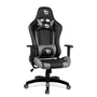 Kép 1/4 - Gamer szék - derékpárnával, fejpárnával - szürke