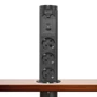 Kép 1/5 - Beépíthető rejett elosztó Motoros 3-as + USB + TYPE-C &quot;TouchControl&quot; Fekete