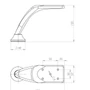 Imagine 2/2 - Bútorláb StrongLegs FS011 120mm Króm-1