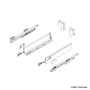 Kép 4/5 - FDS-CLASSIC B Fiókrendszer 400mm H146 Antracit 40Kg