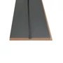 Imagine 1/2 - Fali panel ADAGIO Antracit Kezdő profil 2750x176x12mm