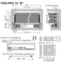 Kép 2/2 - Fiókcsúszó FDS-PRO 18 B Push Open Duplafalú fiókoldal 270mm Antracit 40kg Fém-1