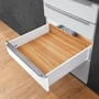Kép 1/2 - Fiókcsúszó FDS-PRO 18 B Push Open Duplafalú fiókoldal 300mm Fehér 40kg Fém