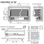 Kép 2/2 - Fiókcsúszó FDS-PRO 18 B Push Open Duplafalú fiókoldal 500mm Fehér 40kg Fém-1