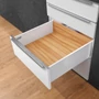 Kép 1/2 - Fiókcsúszó FDS-PRO 18 C Push Open Duplafalú fiókoldal 270mm Fehér 40kg Fém