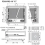 Kép 2/2 - Fiókcsúszó FDS-PRO 18 C Push Open Duplafalú fiókoldal 300mm Antracit 40kg Fém-1
