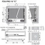 Kép 2/2 - Fiókcsúszó FDS-PRO 18 C Push Open Duplafalú fiókoldal 500mm Antracit 40kg Fém-1