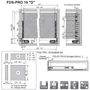 Kép 2/2 - FDS-PRO 18 D Fiókrendszer 270mm Antracit -1