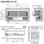 Imagine 2/2 - FDS-PRO 18 HD A Fiókrendszer 450mm Antracit 60kg-1
