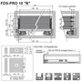 Imagine 2/2 - FDS-PRO 18 HD B Fiókrendszer 450mm Antracit 60kg-1