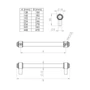 Kép 2/2 - Fogantyú HRAZDA RUSZTIK 128mm/150mm Óarany-1