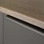 Imagine 4/4 - Mâner NARY 480/500 mm mat negru TULIP