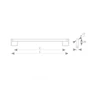Kép 2/2 - Fogantyú Penka 320mm Csiszolt Nikkel 157255-1