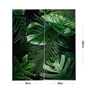 Imagine 2/2 - Fűrdőszobai dekorpanel Wallplex falburkoló Palm leaves 90x200cm DUPLA-2