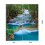 Imagine 2/2 - Fűrdőszobai dekorpanel Wallplex falburkoló Waterfall 90x200cm DUPLA-2