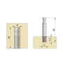 Kép 5/5 - KNAPP Gyorsrögzítő dübel + csap 5/8mm Z5058 QUICK-SET Nem oldható kötés