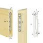 Imagine 4/4 - KNAPP Fixator vasalat K041 DUO 100/15 mm conector lemn pentru profile
